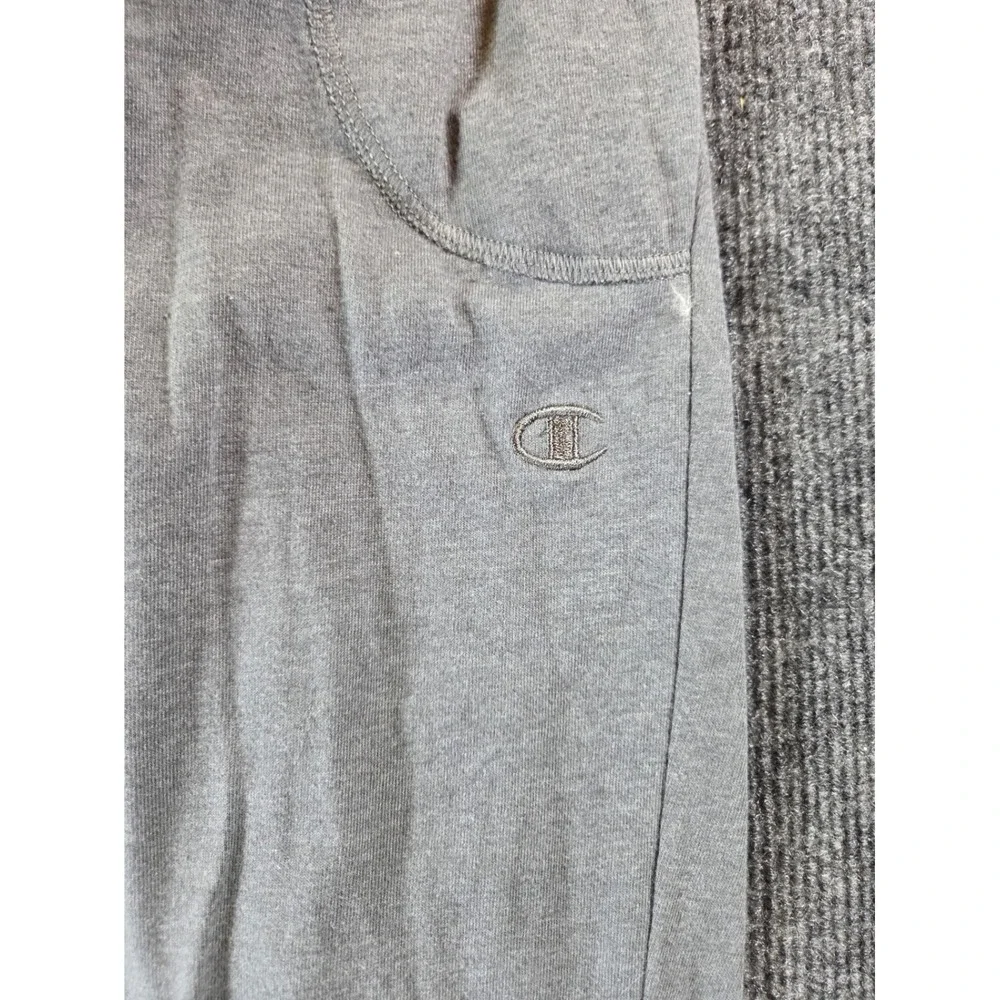 Champion‎ Mens Gray Cotton Blend Drawstring Jogger Sweatpants Small 2507